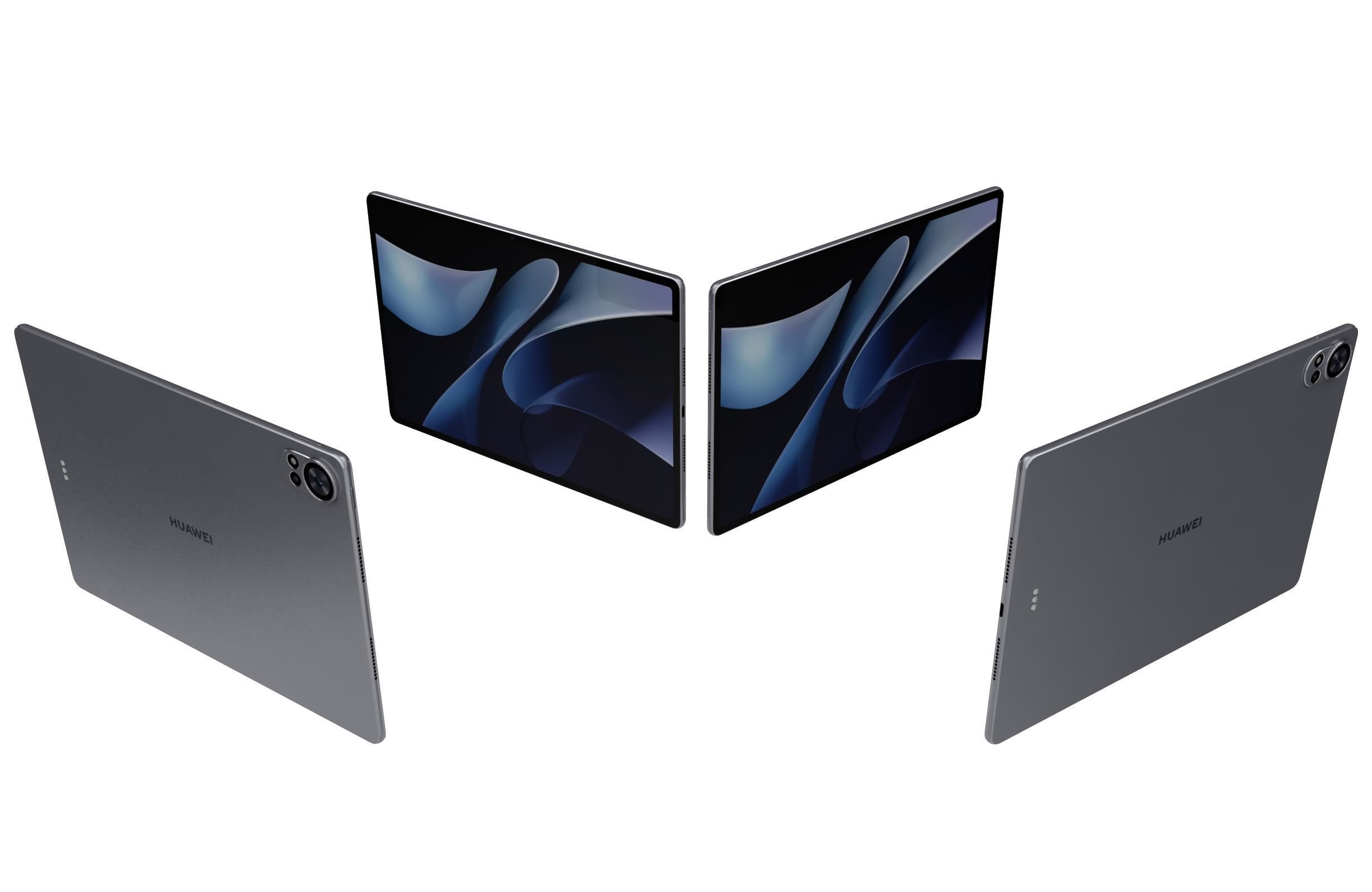 Huawei MatePad Air 12 2024 Smoky Gray 3D model_4