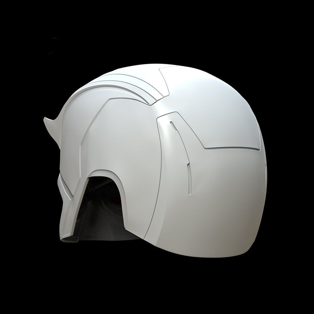 Daredevil Helmet 3D Model Ready to Print 3D print model_3
