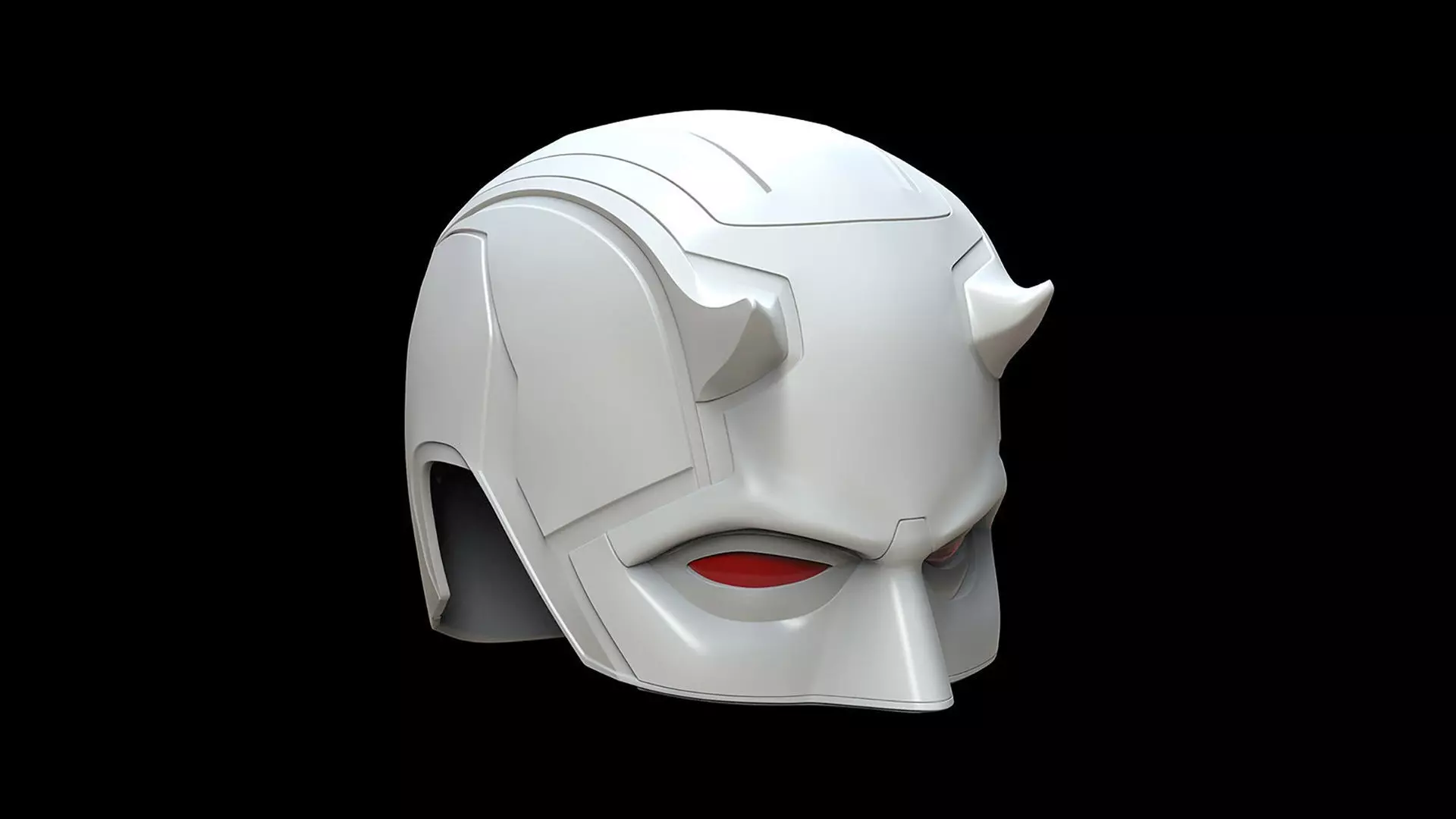 Daredevil Helmet 3D Model Ready to Print 3D print model_0
