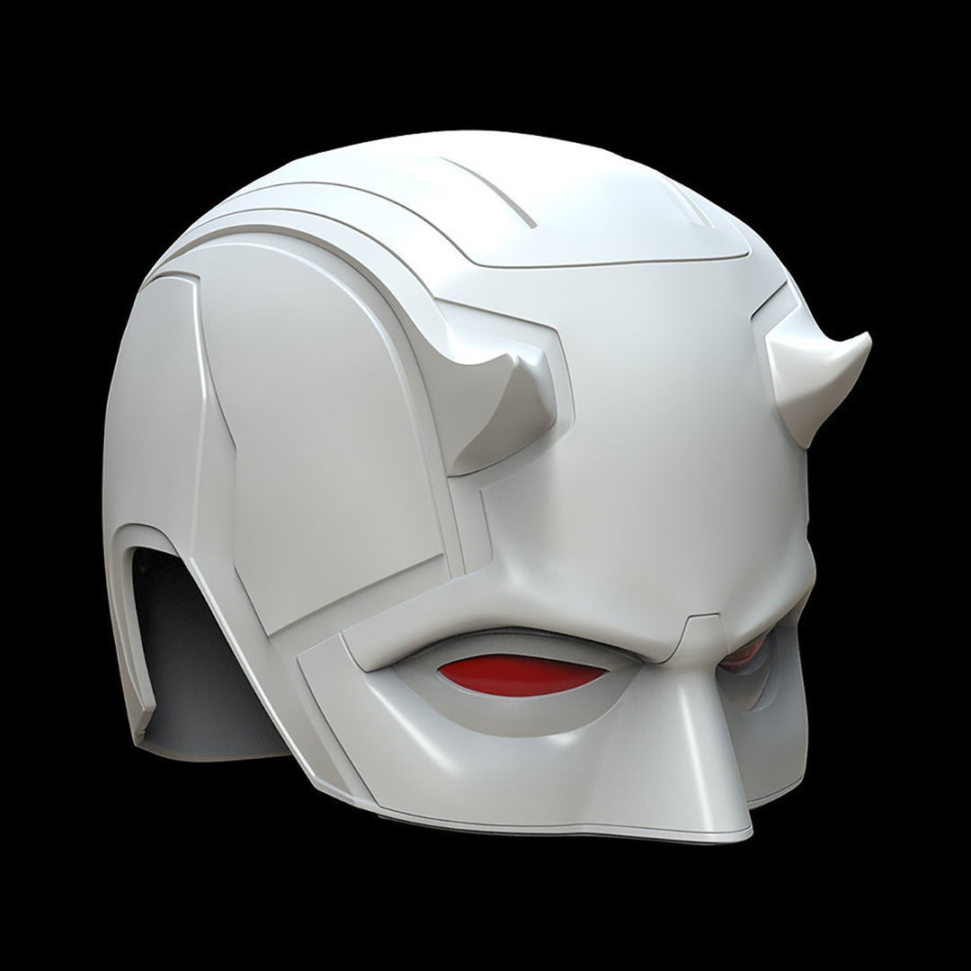Daredevil Helmet 3D Model Ready to Print 3D print model_1