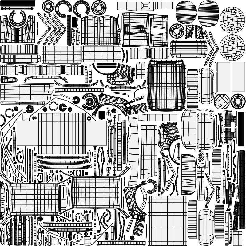 Vintage Sedan Cars Set Game-Ready and Render Asset 3D Model Collection_22