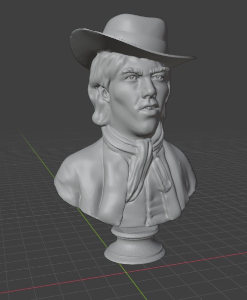 Billy the Kid 3D print model_18