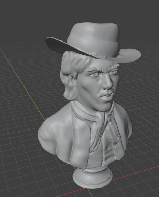 Billy the Kid 3D print model_5
