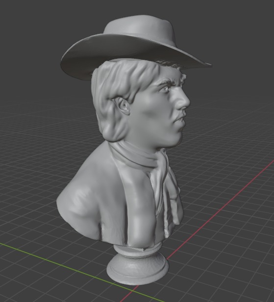 Billy the Kid 3D print model_3
