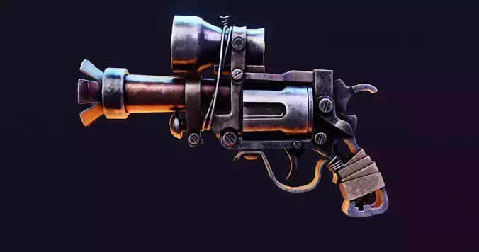 Stylized Revolver