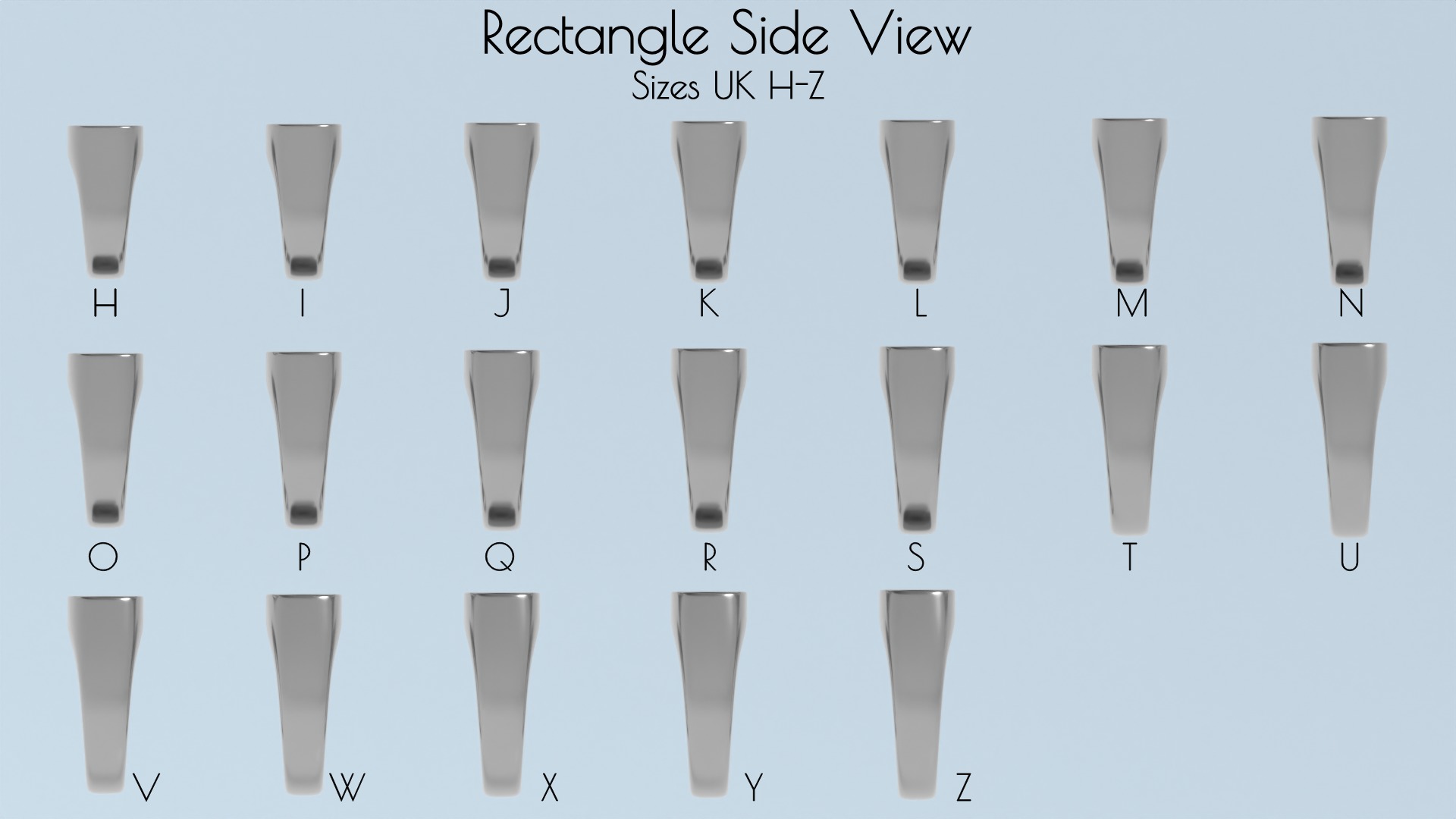 Complete Signet Ring Collection-190 total rings-STL print ready 3D print model_17