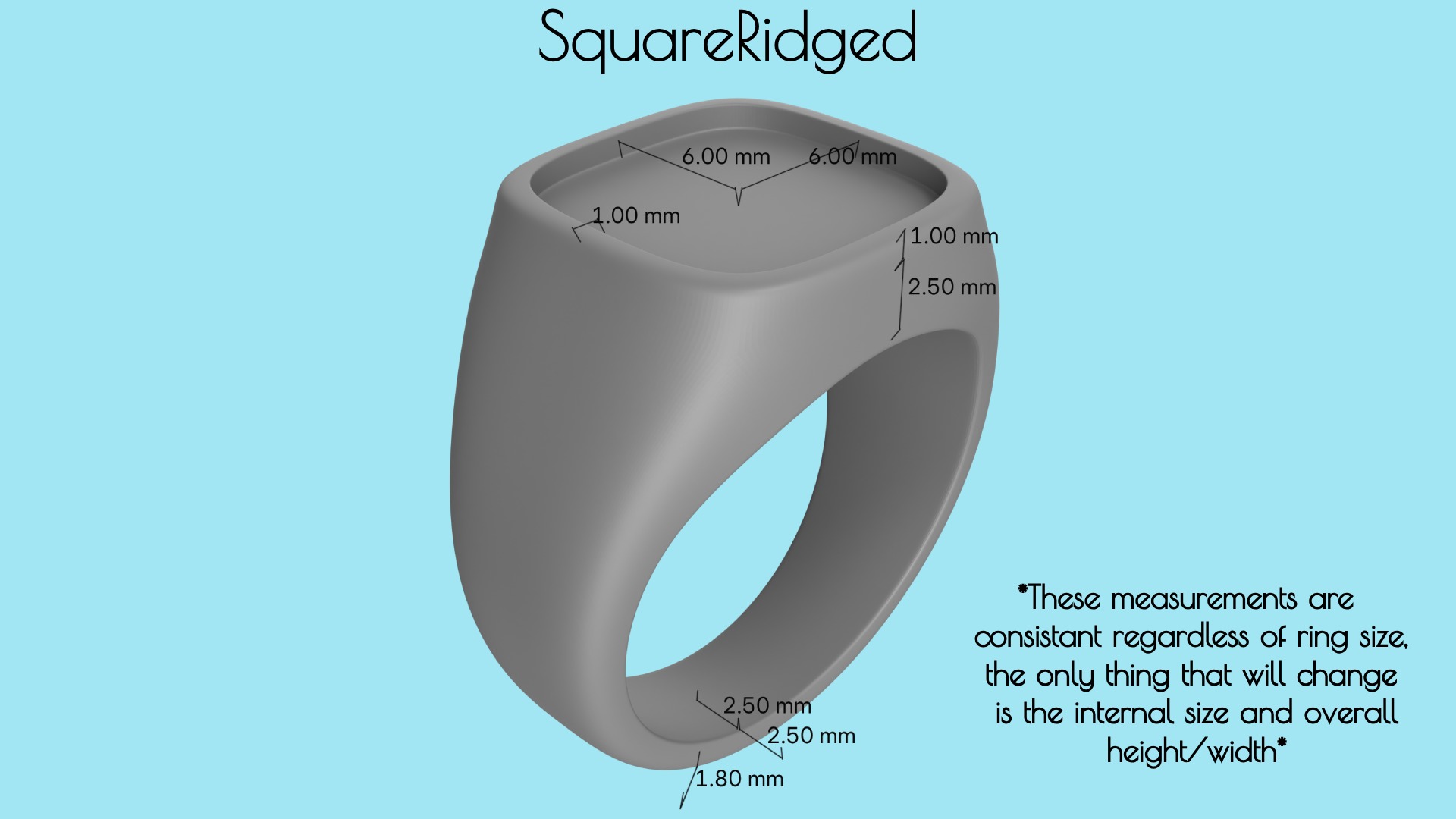 Complete Signet Ring Collection-190 total rings-STL print ready 3D print model_29