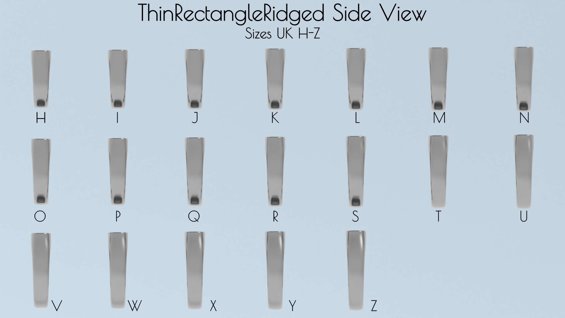 Complete Signet Ring Collection-190 total rings-STL print ready 3D print model_23