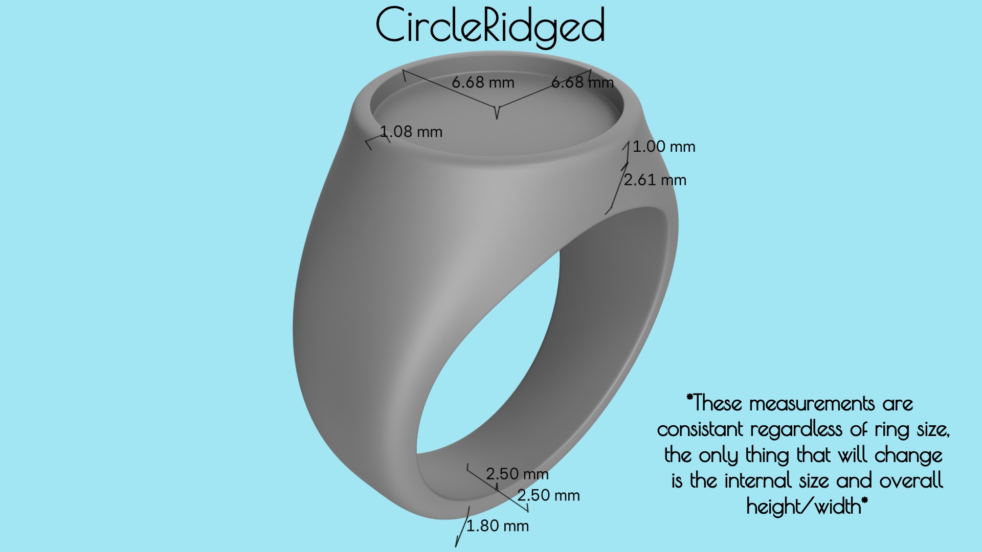 Complete Signet Ring Collection-190 total rings-STL print ready 3D print model_25