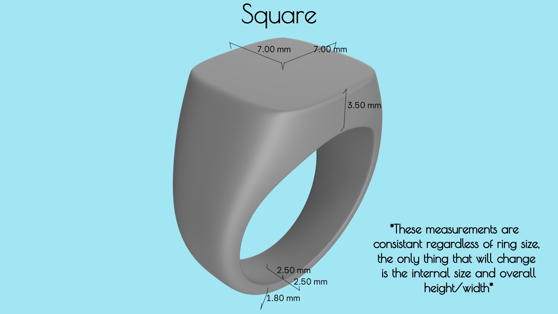Complete Signet Ring Collection-190 total rings-STL print ready 3D print model_28
