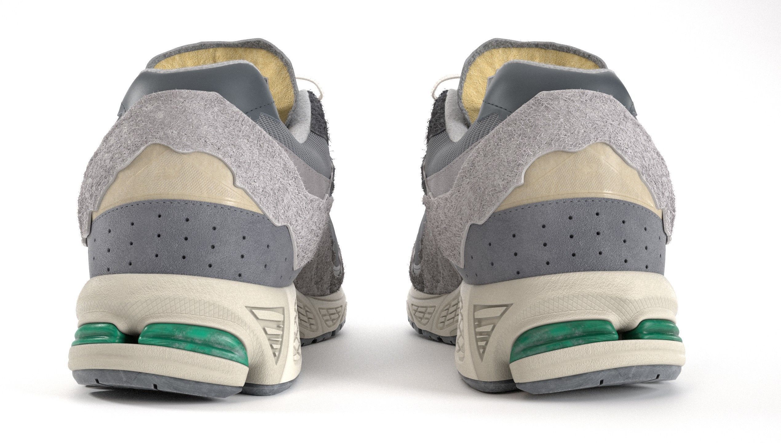 New Balance 2002R Protection Pack Rain Cloud Low-poly 3D model_24