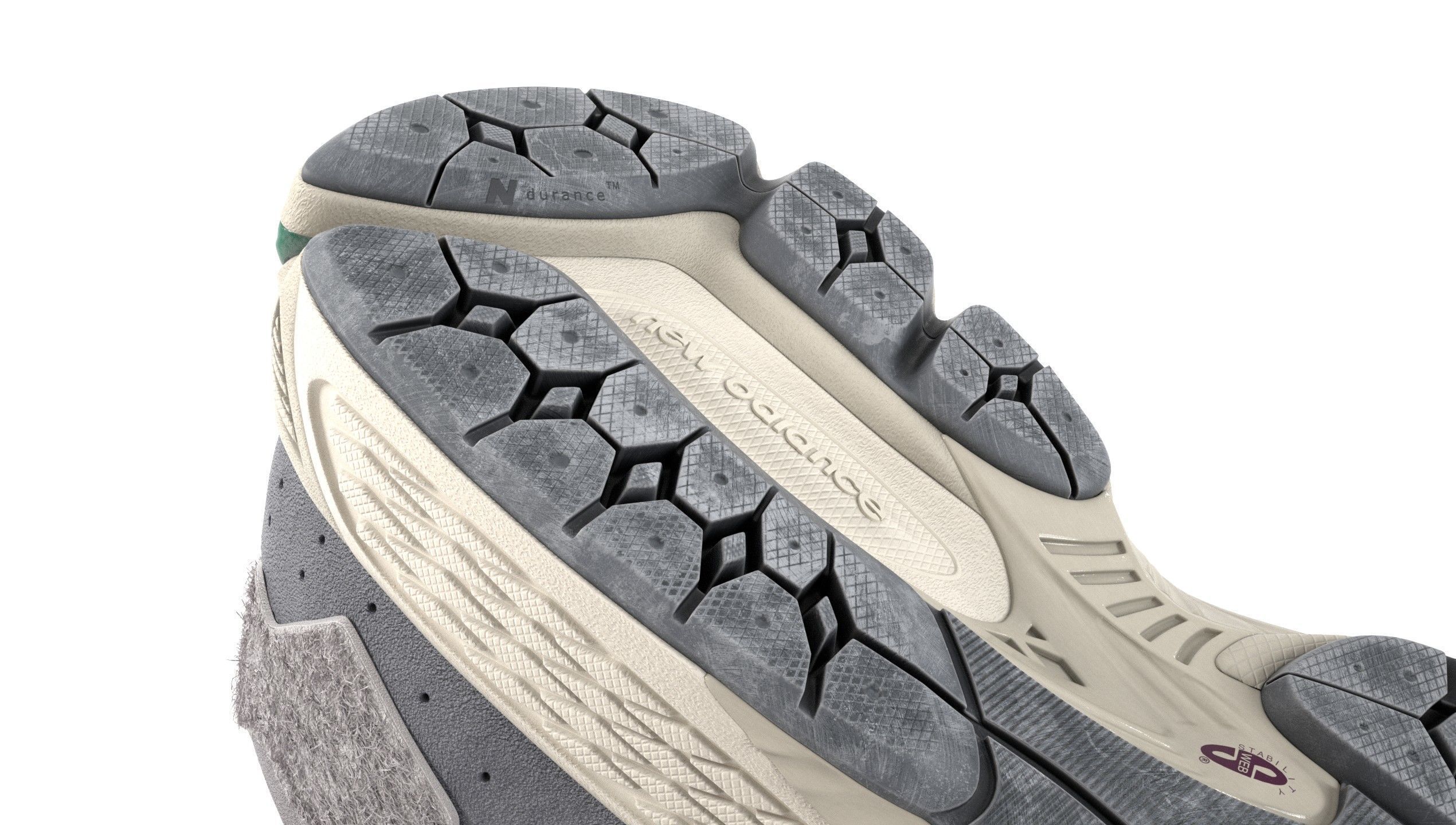 New Balance 2002R Protection Pack Rain Cloud Low-poly 3D model_32