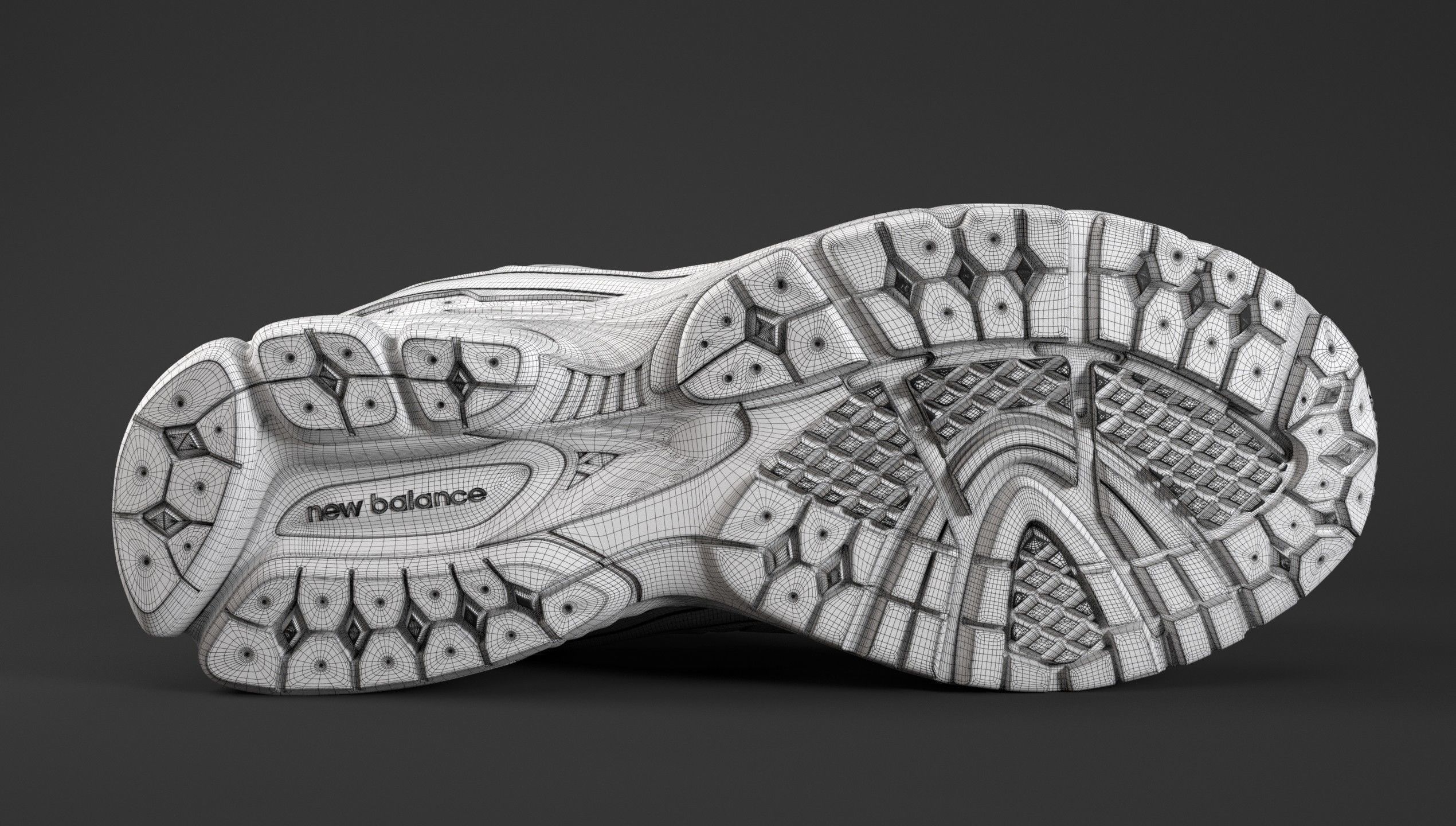 New Balance 2002R Protection Pack Rain Cloud Low-poly 3D model_22