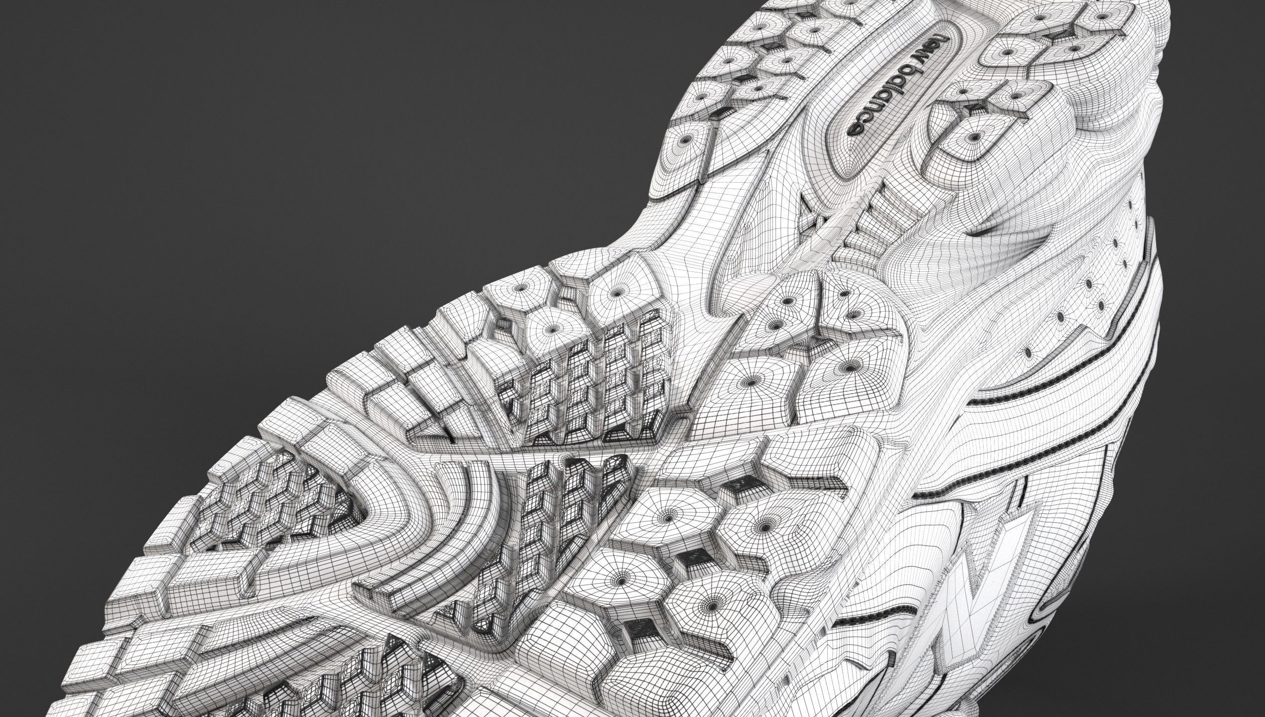 New Balance 2002R Protection Pack Rain Cloud Low-poly 3D model_11