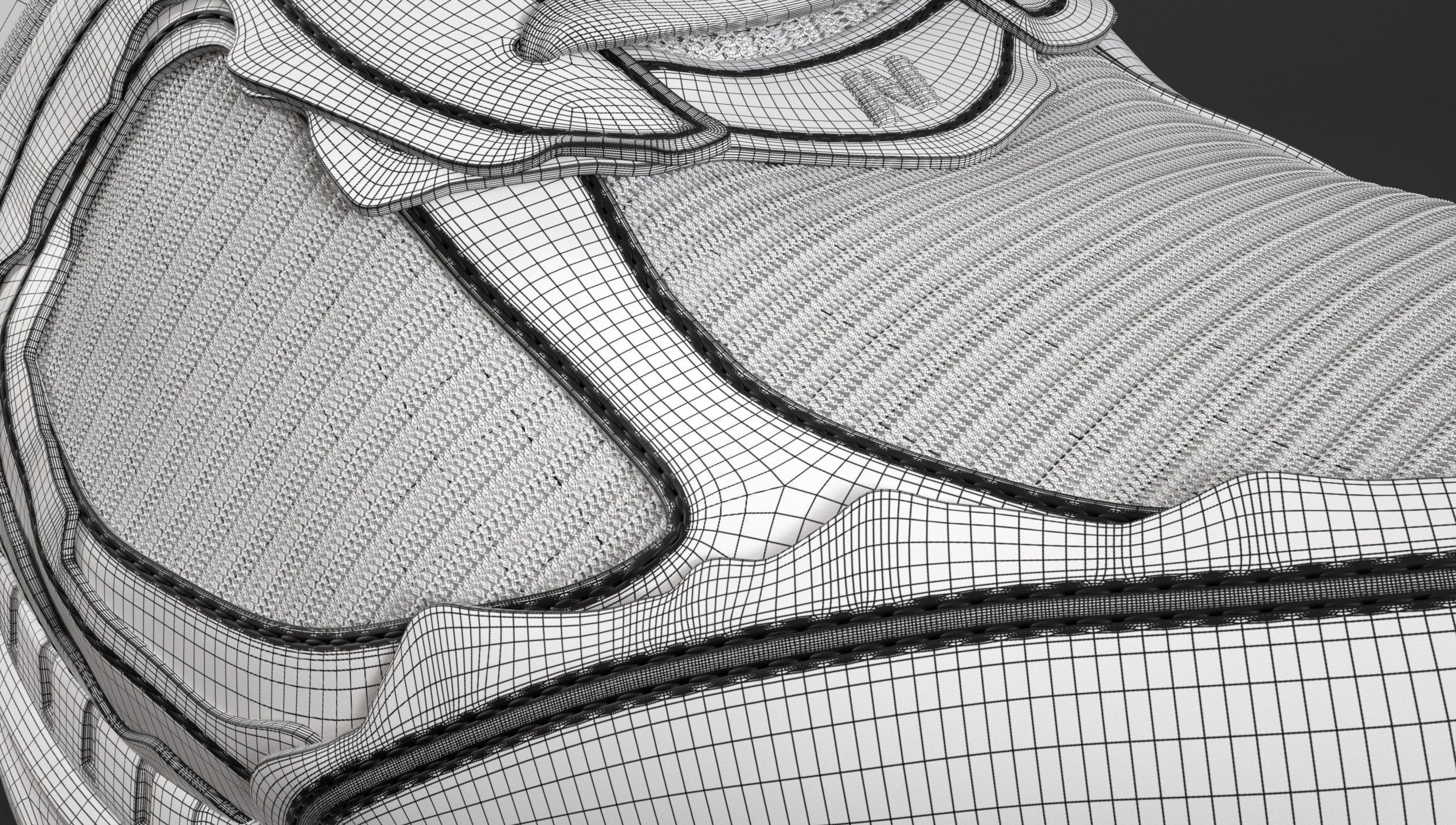 New Balance 2002R Protection Pack Rain Cloud Low-poly 3D model_13