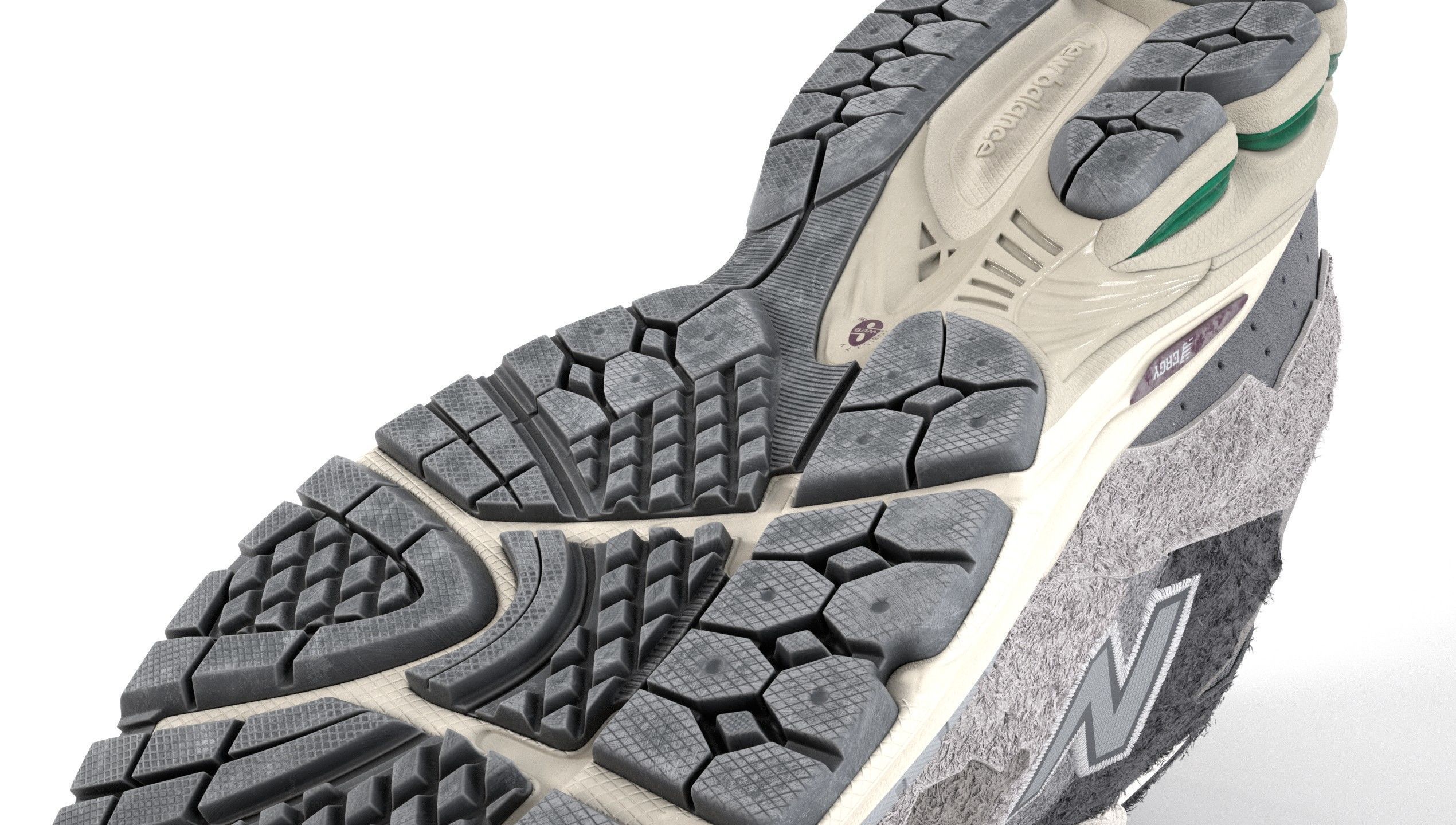 New Balance 2002R Protection Pack Rain Cloud Low-poly 3D model_10