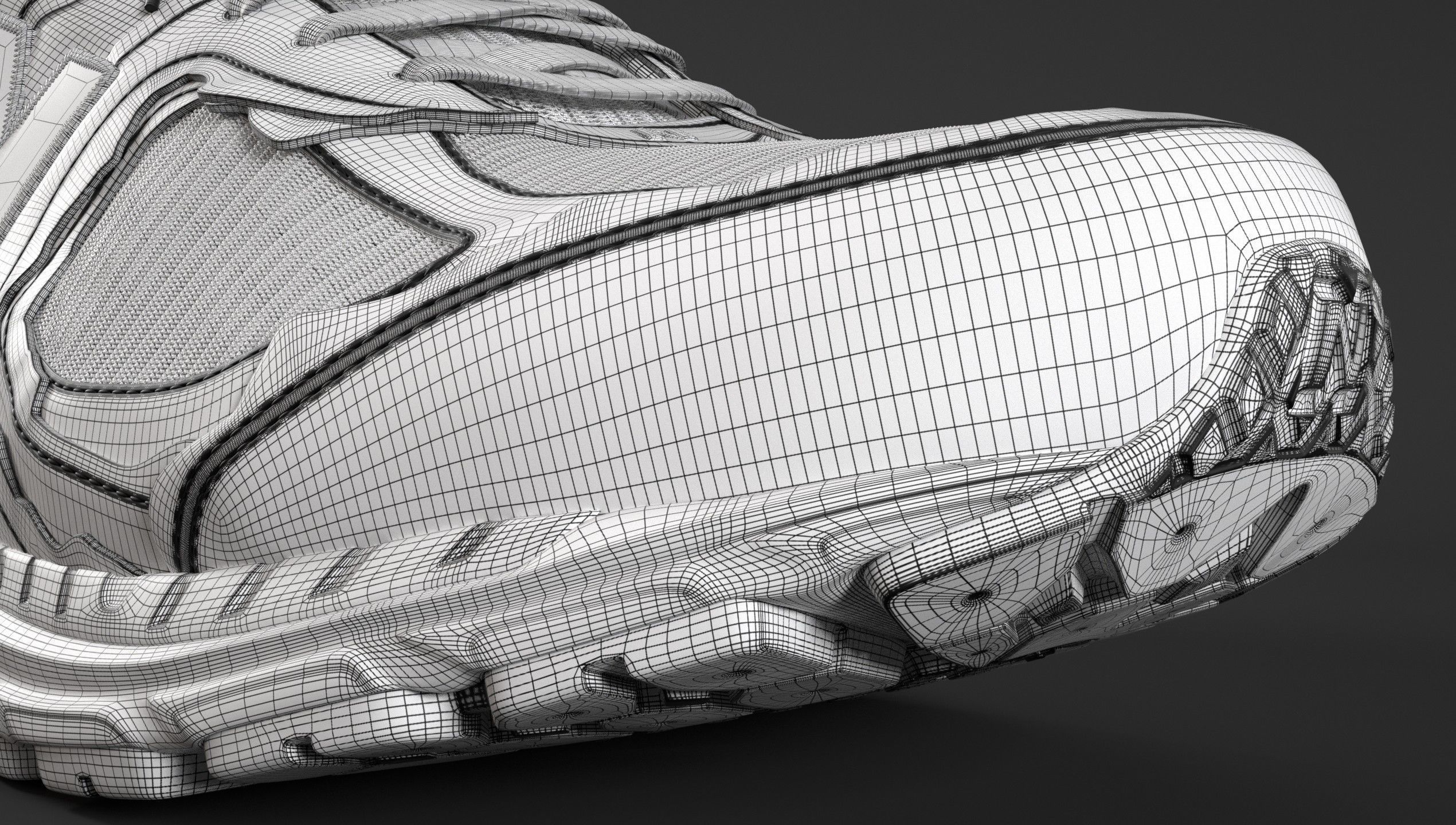 New Balance 2002R Protection Pack Rain Cloud Low-poly 3D model_5