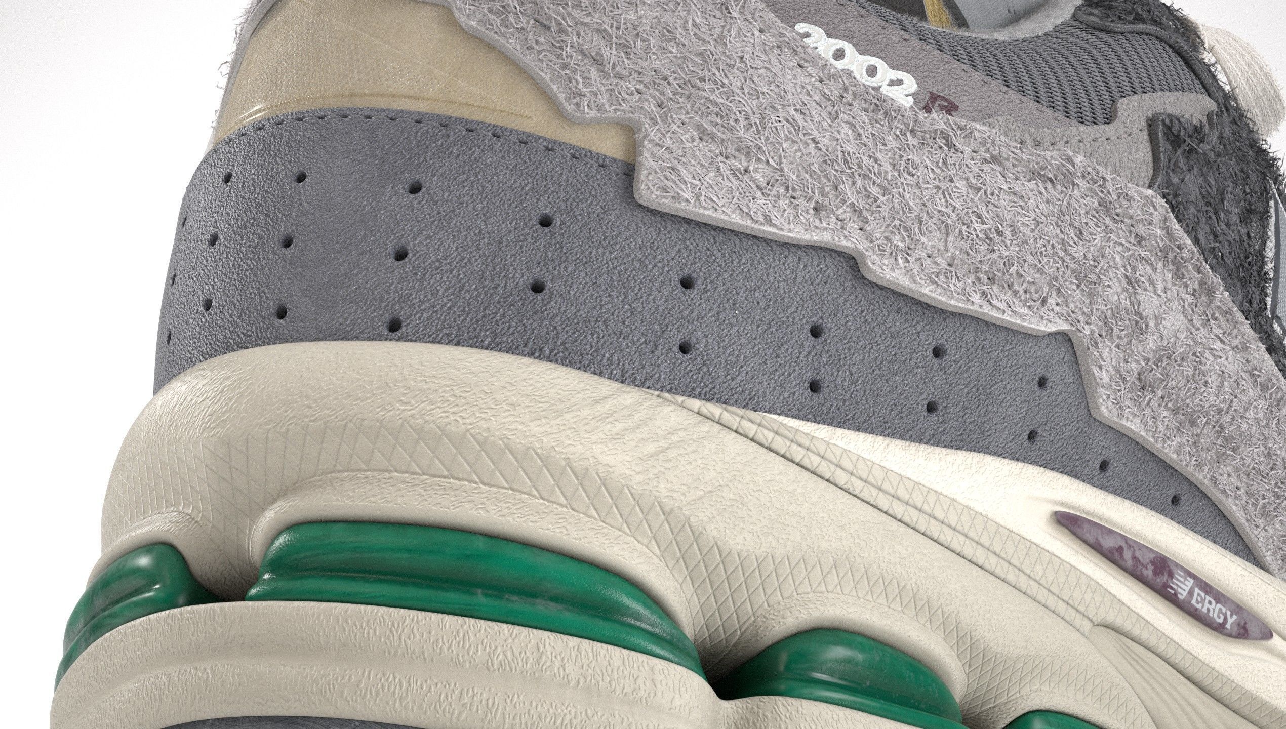 New Balance 2002R Protection Pack Rain Cloud Low-poly 3D model_2