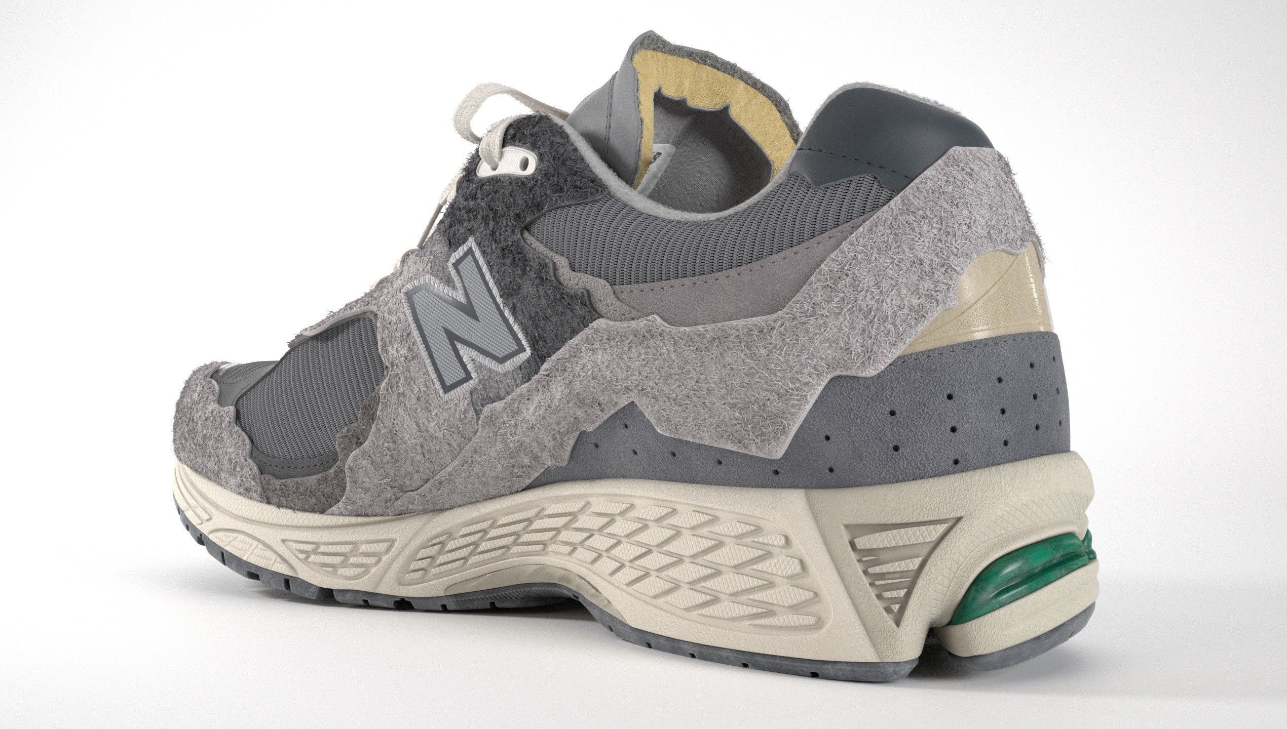 New Balance 2002R Protection Pack Rain Cloud Low-poly 3D model_37