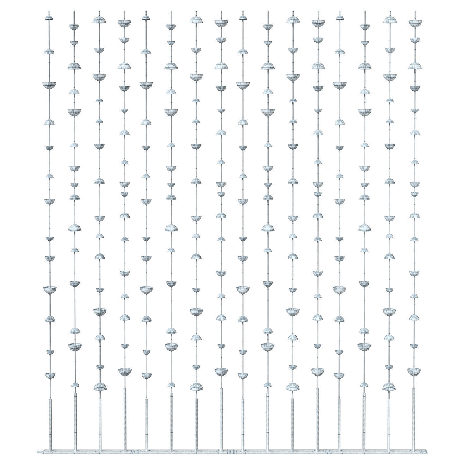 1STDibs decorative room divider 3D model_10