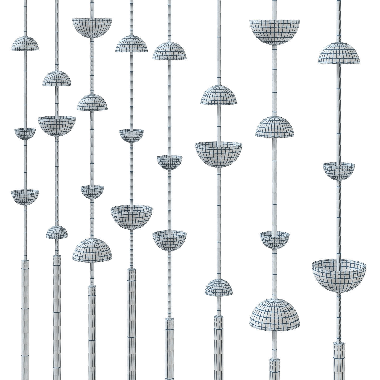 1STDibs decorative room divider 3D model_11