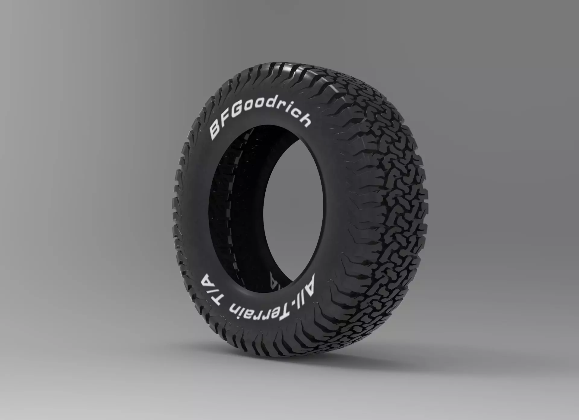 BF Goodrich All-Terrain Offroad Tire 3D model