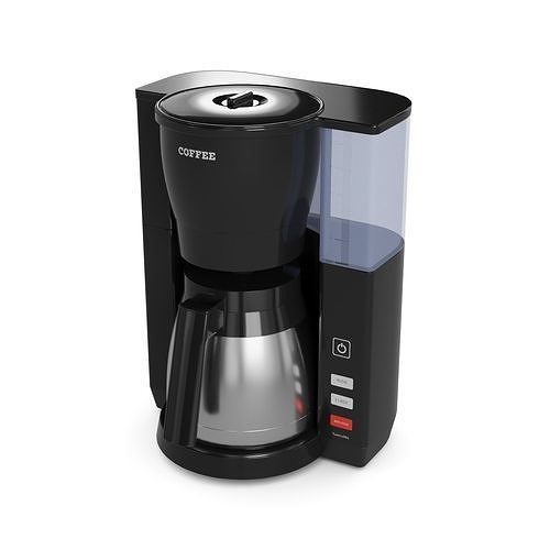 Kitchen appliances Coffee Maker Low-poly 3D model