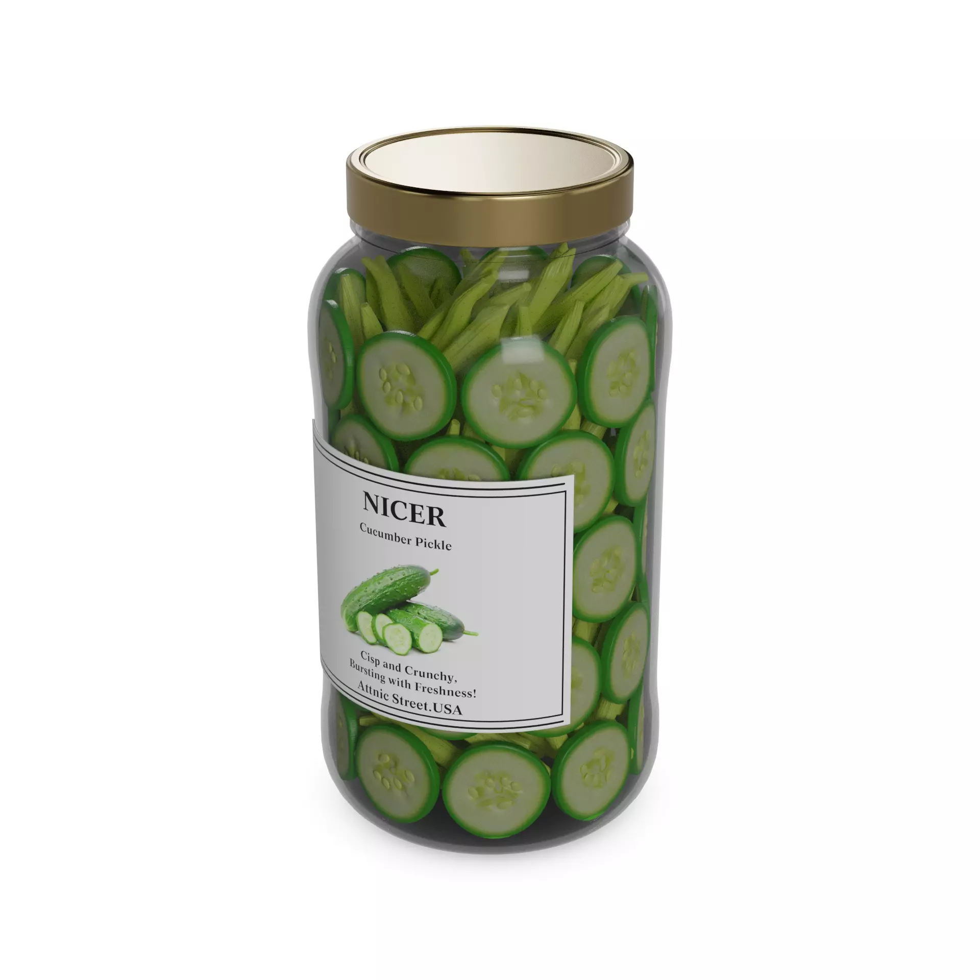 Pickled cucumbers Pickled Cucumbers 3D model_0