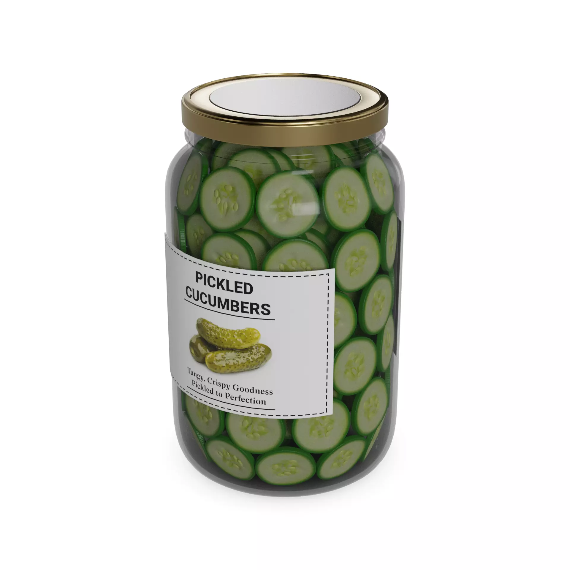 Pickled cucumbers Pickled Cucumbers 3D model_0