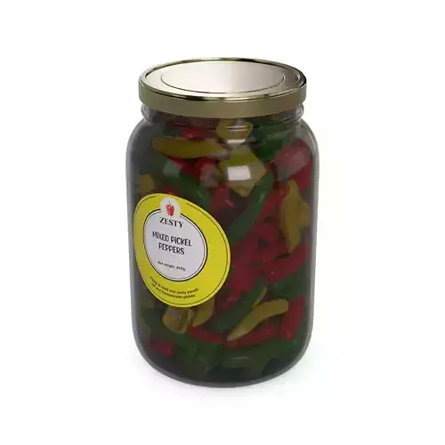 Other preserved vegetables and mixtures Canned Mixed Pickled Peppers