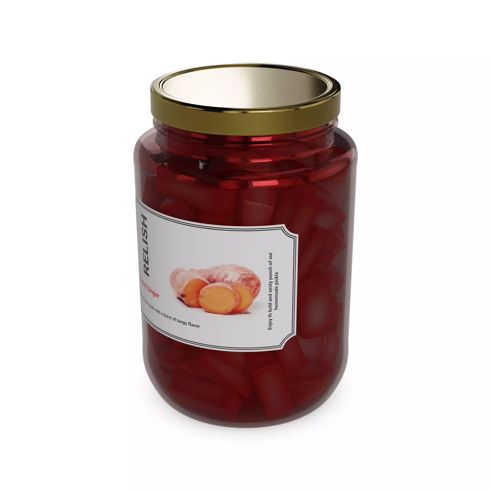 Sushi Ingredients Pickled Ginger 3D model