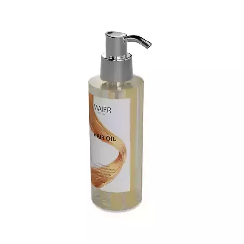 Hair masks serums and oils Hair Oil Low-poly 3D model