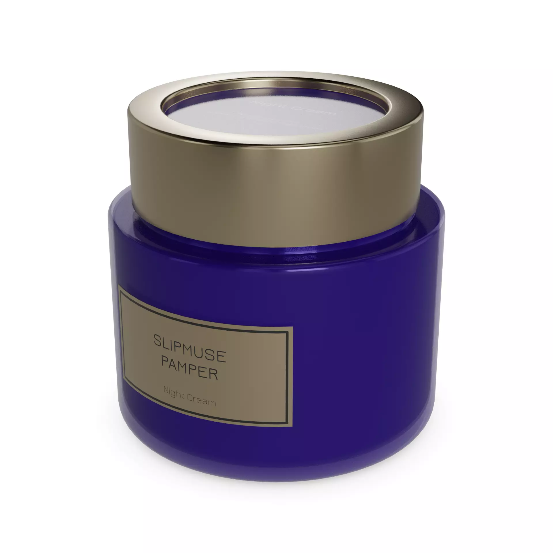 Night creams Night Cream Low-poly 3D model_0