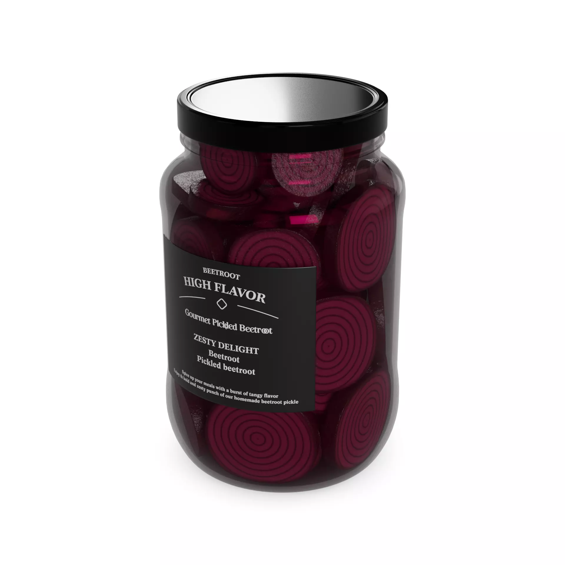 Pickled beetroot Gourmet Pickled Beetroot 3D model_0