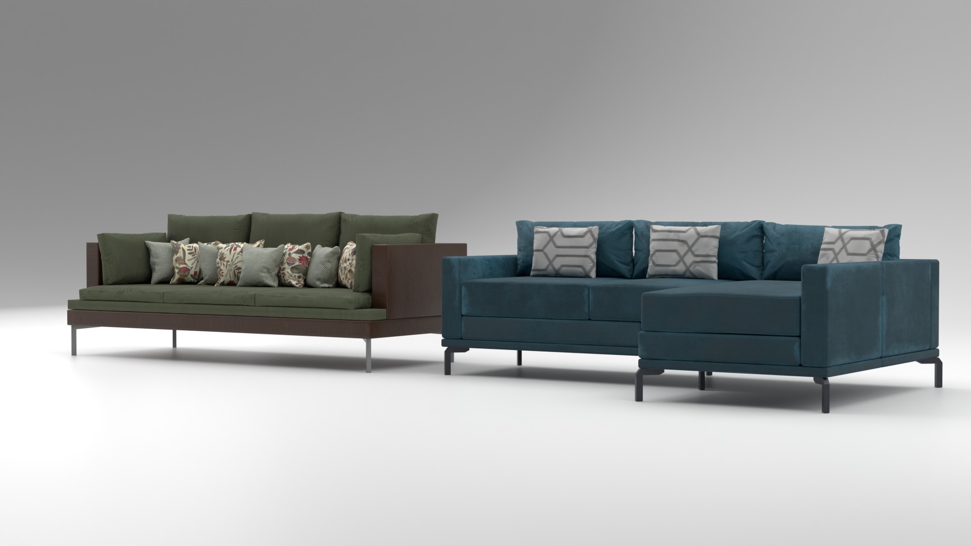 Couch Pack V1 3D model_1
