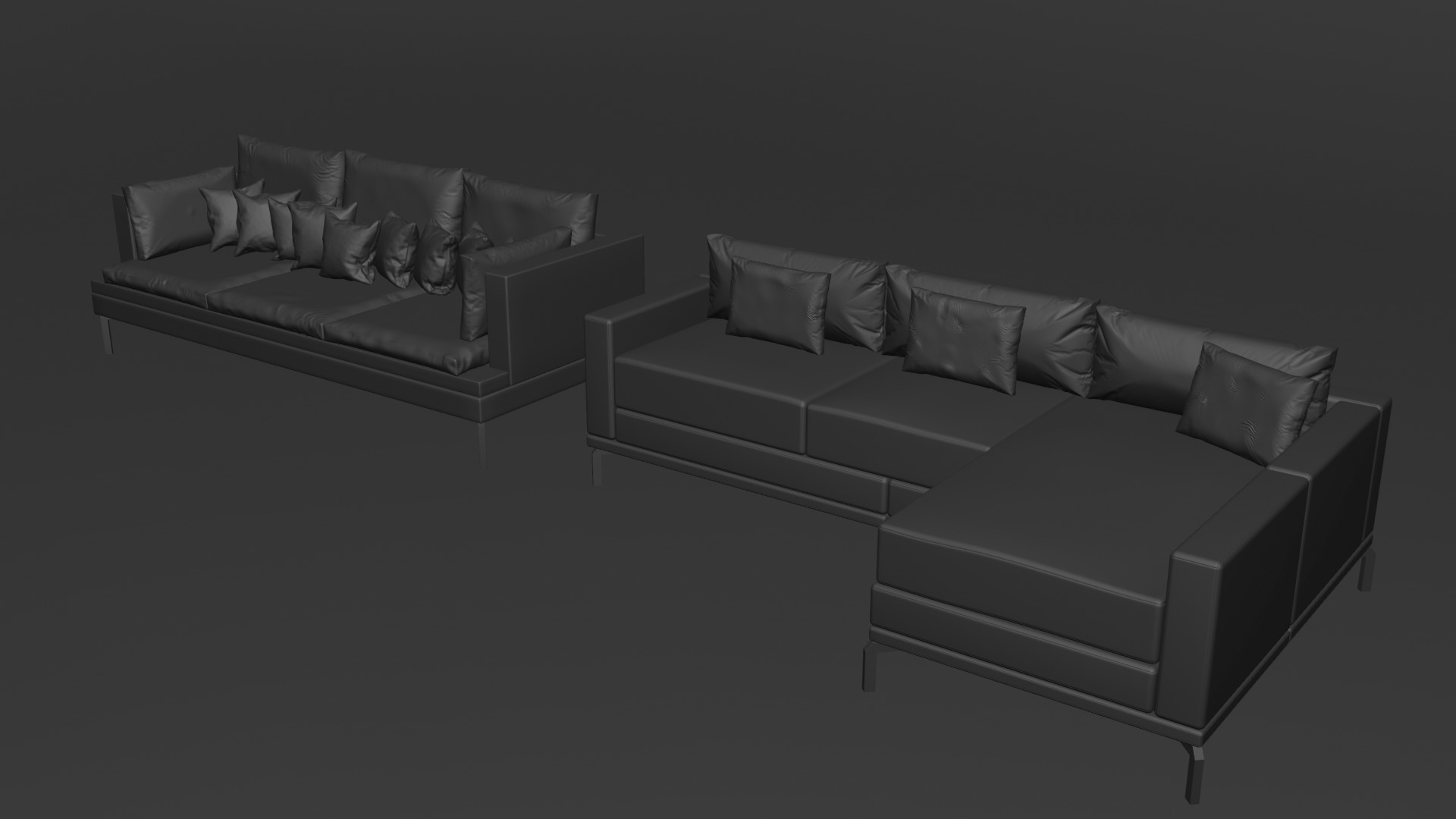 Couch Pack V1 3D model_5