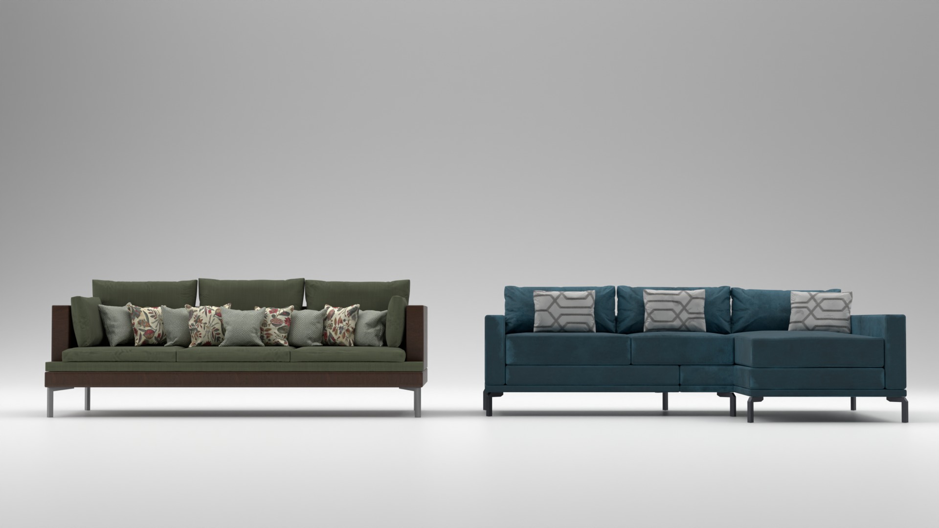 Couch Pack V1 3D model_2