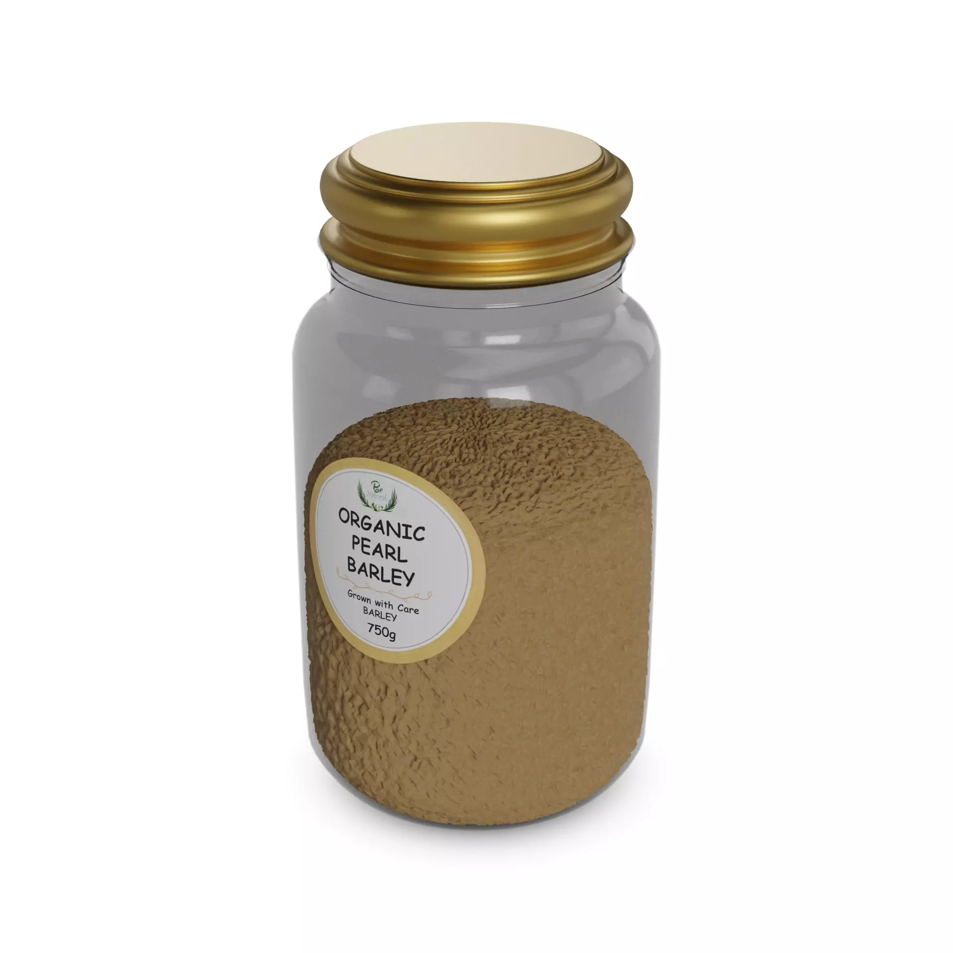 Oatmeal barley and pearl barley Pearl Barley 3D model