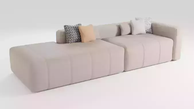 Sofa in Italian minimalist style