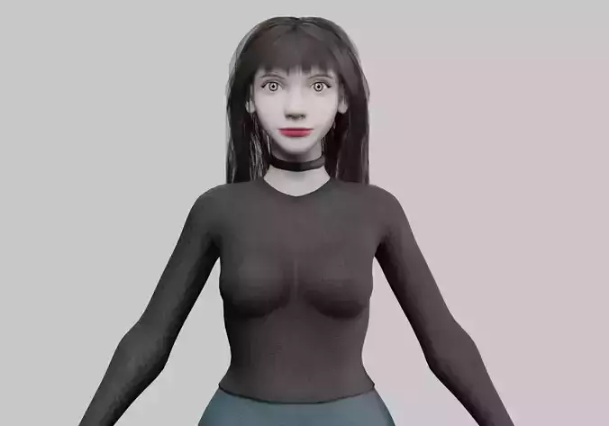 Pretty stylized woman V30550 