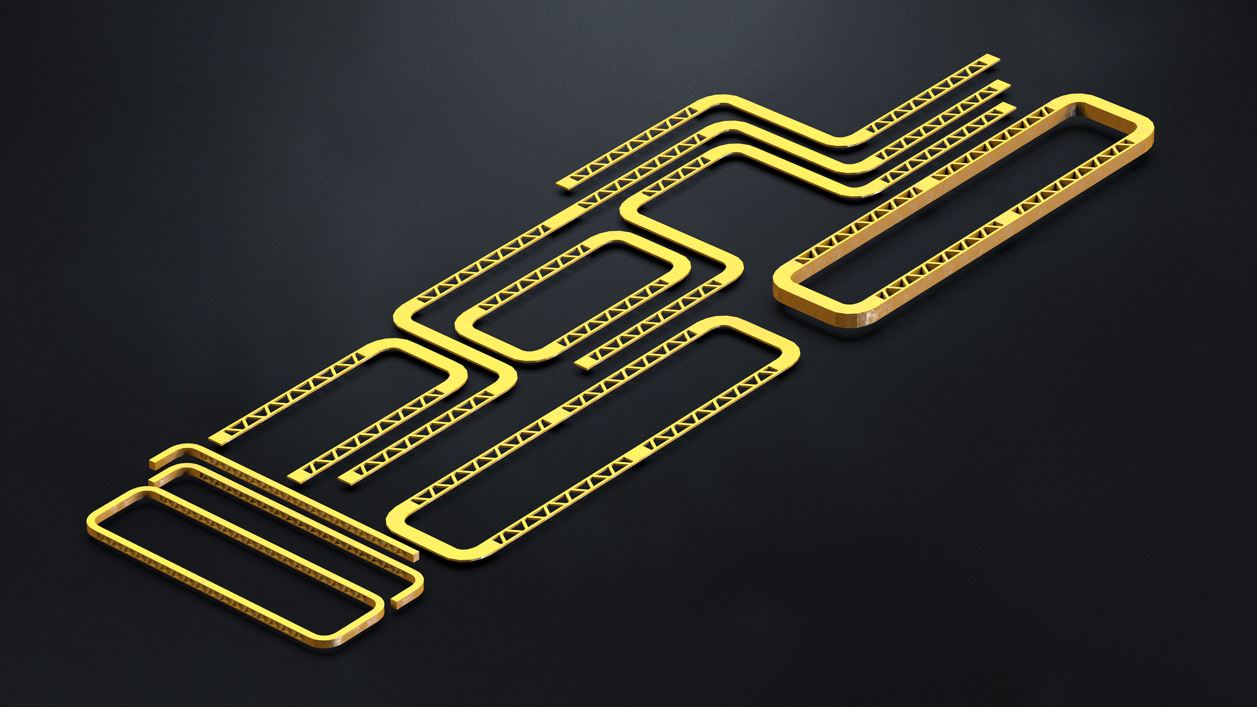 150 SUBD Scifi Architectural Kitbash elements Vol 3 3D model_5