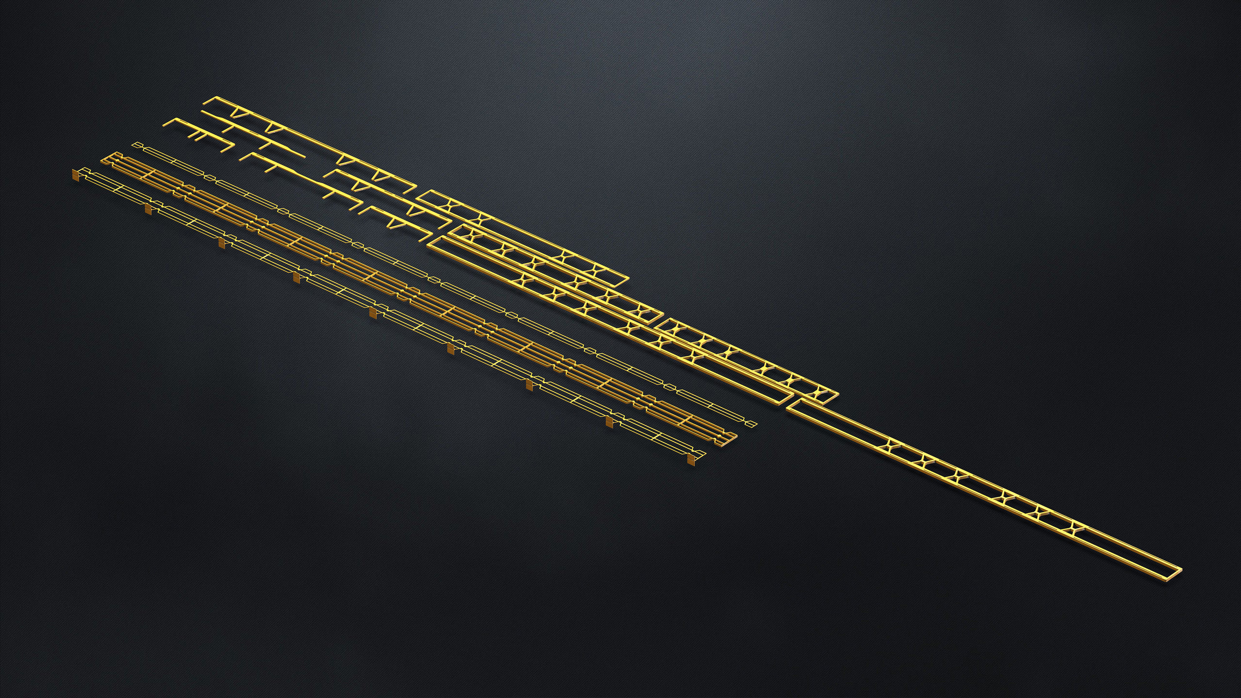 150 SUBD Scifi Architectural Kitbash elements Vol 3 3D model_10