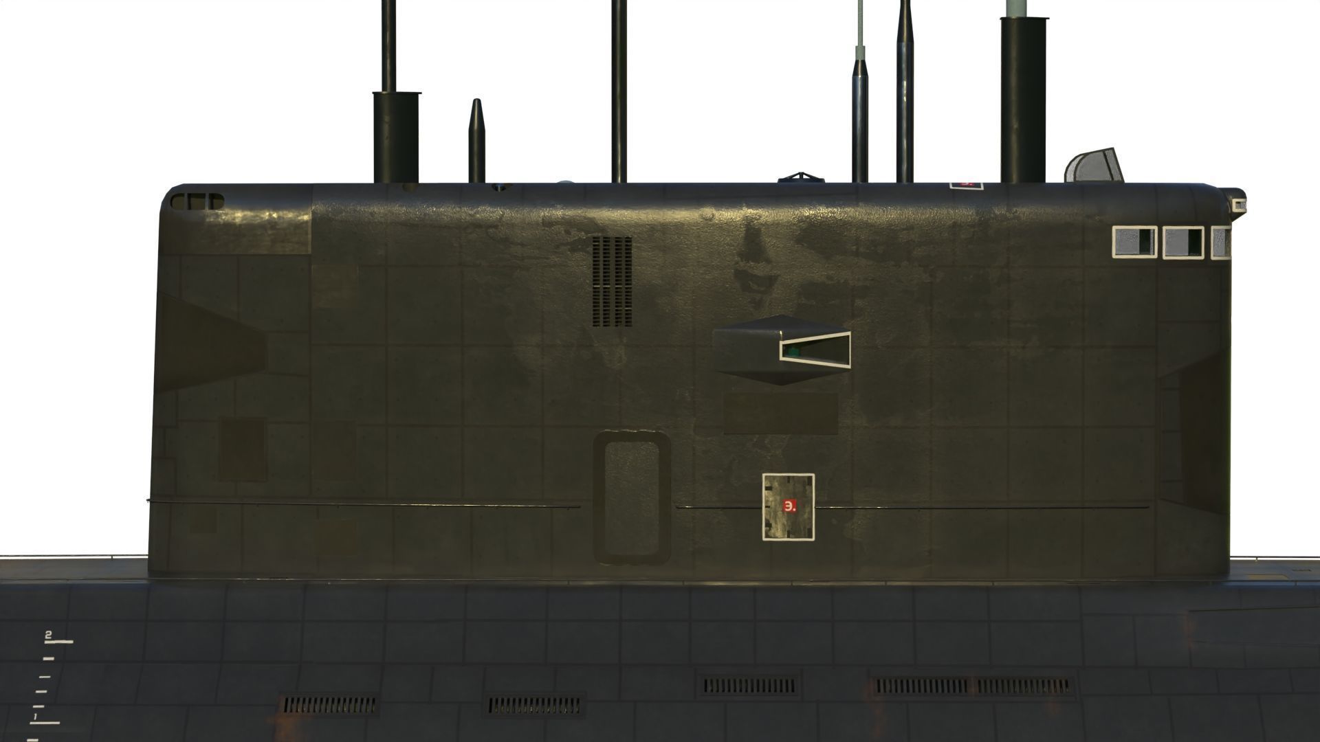 Kilo class submarine project 636 3D model_14