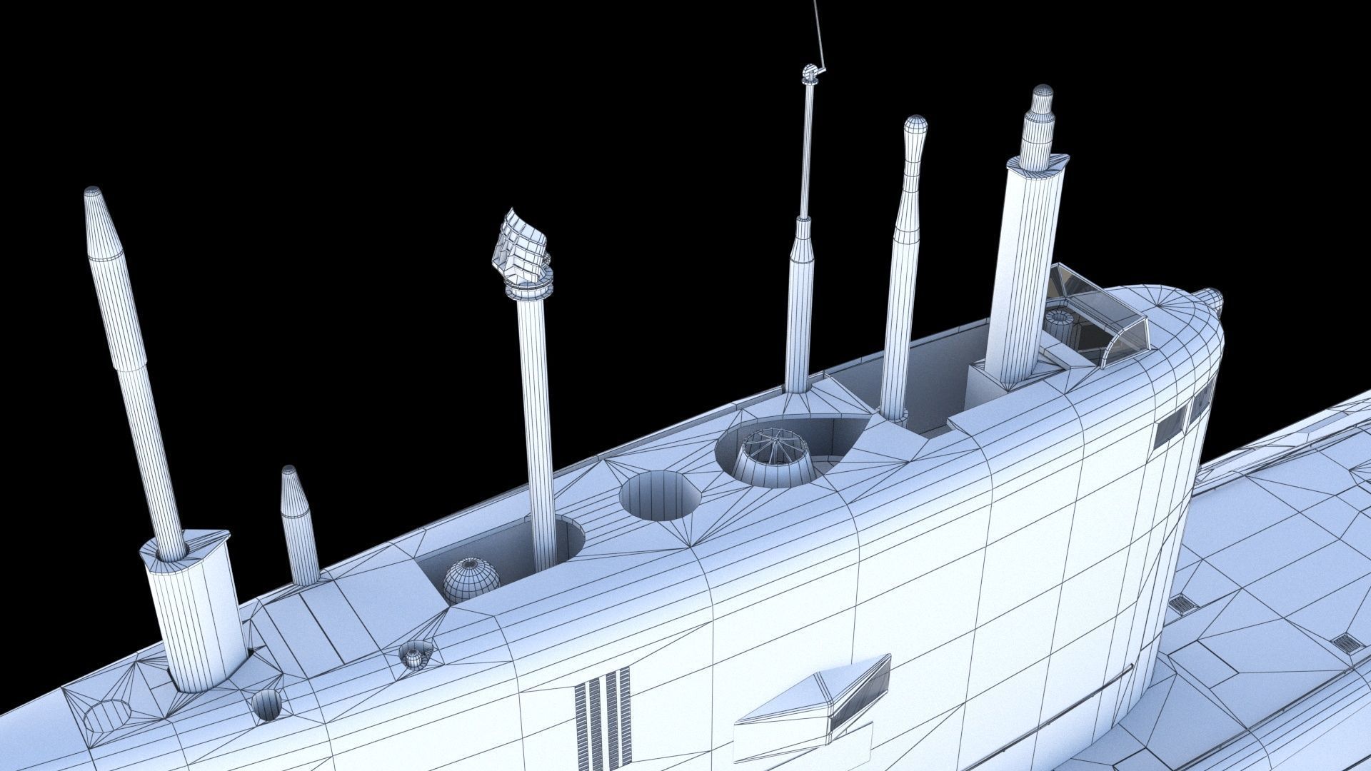 Kilo class submarine project 636 3D model_26