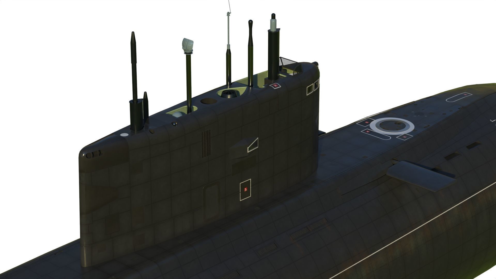 Kilo class submarine project 636 3D model_7