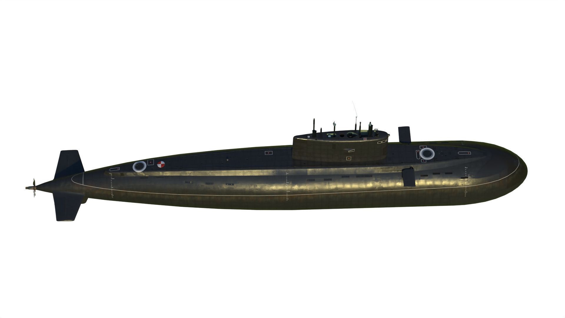 Kilo class submarine project 636 3D model_2