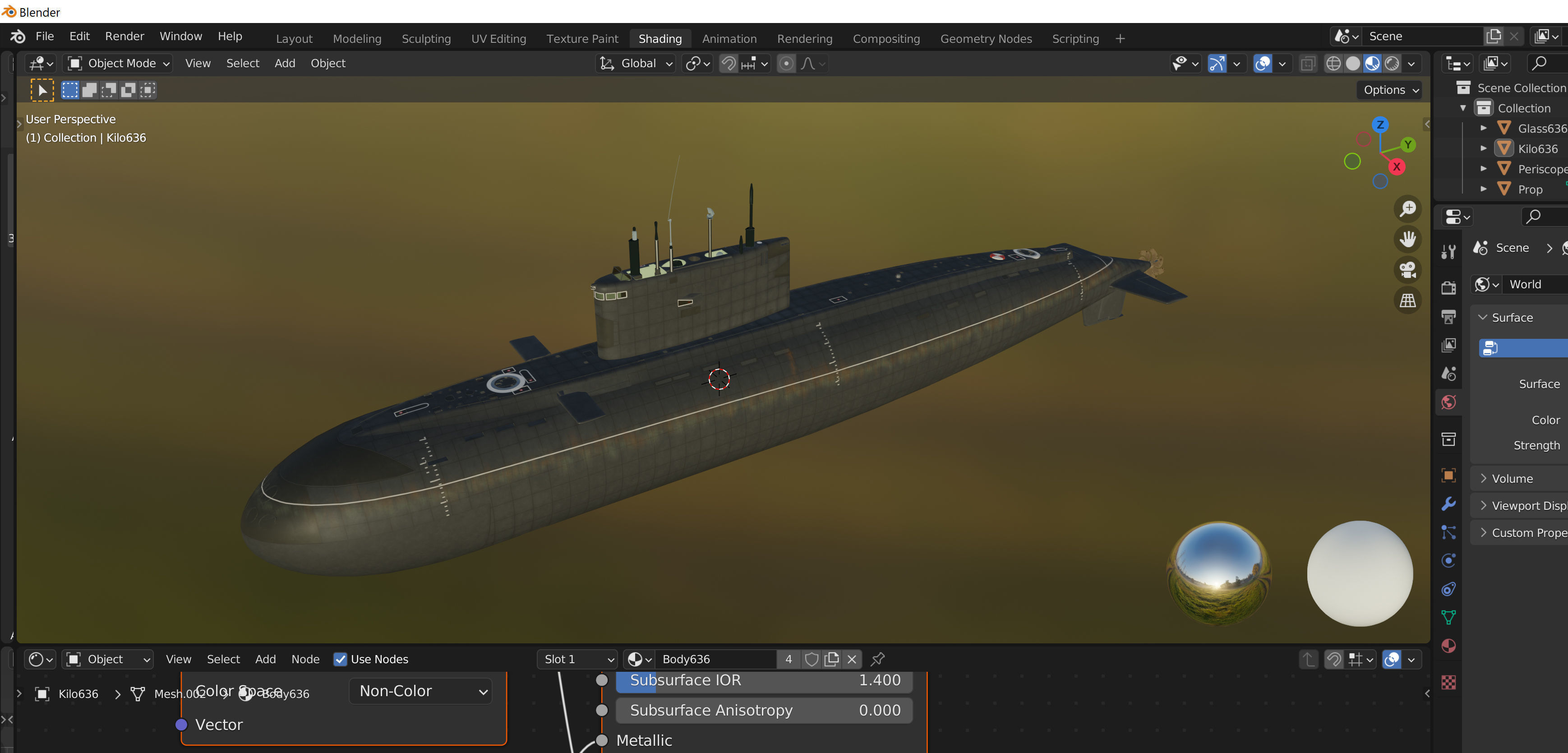 Kilo class submarine project 636 3D model_19