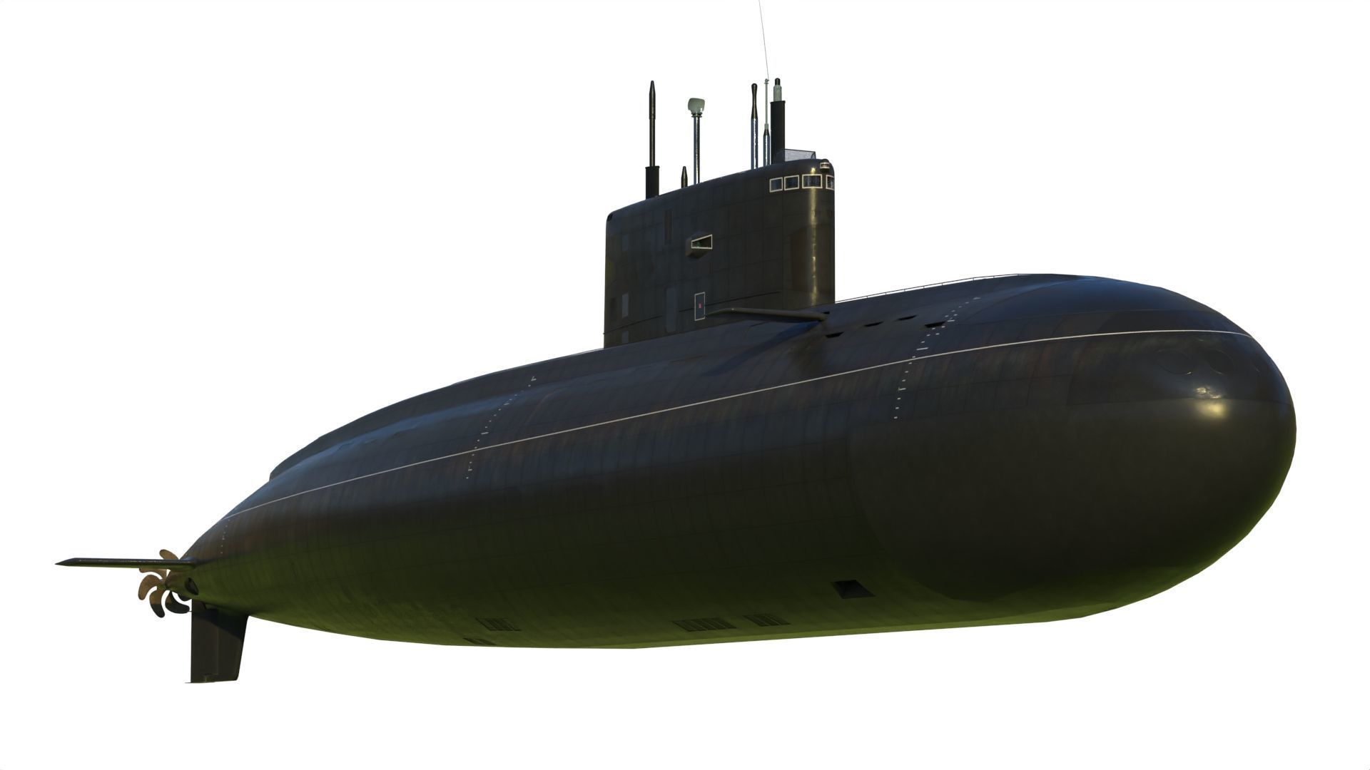 Kilo class submarine project 636 3D model_5