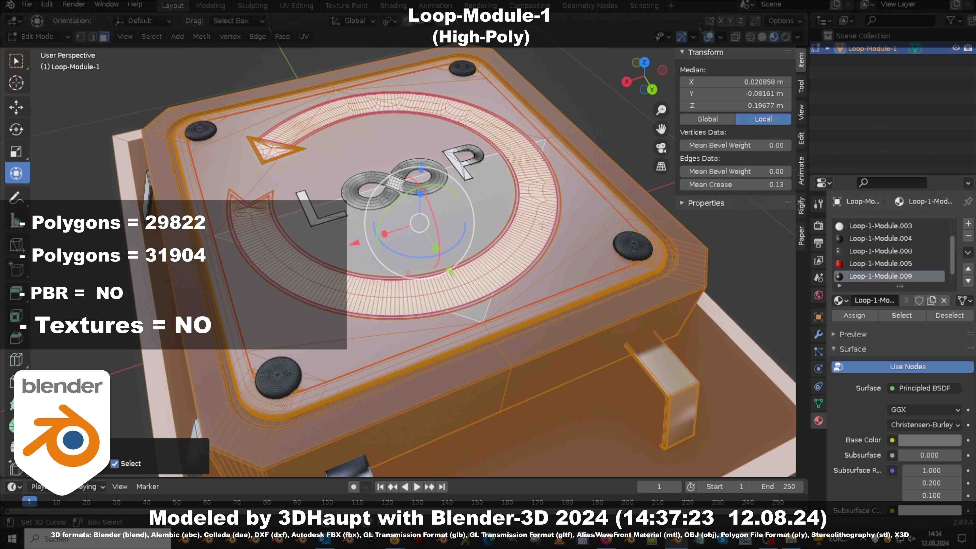 Loop-Module-1  3D model_58
