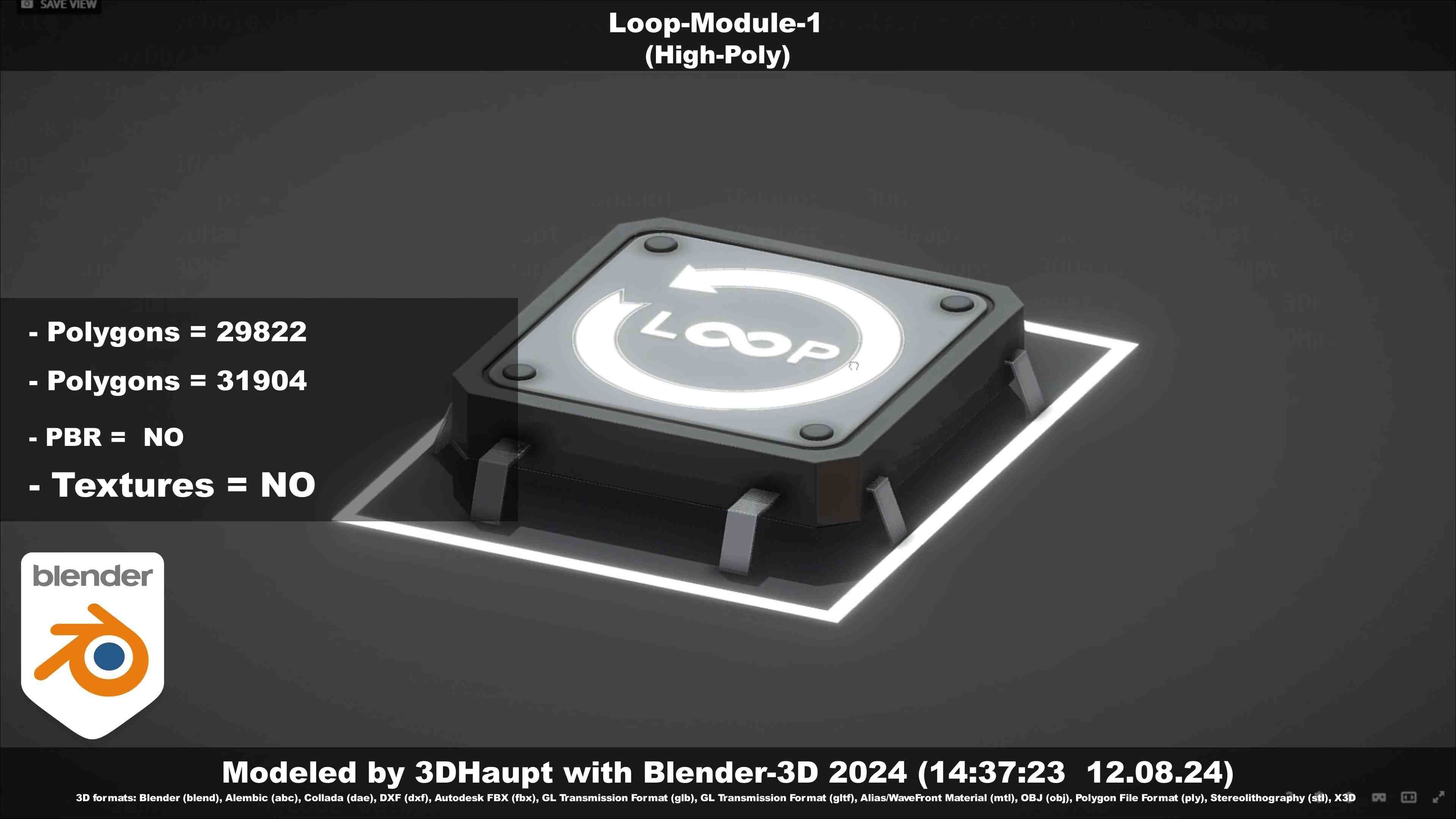 Loop-Module-1  3D model_15